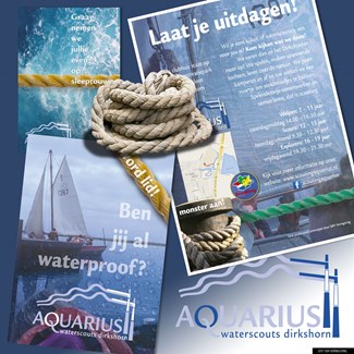 Huisstijl waterscouting Aquarius