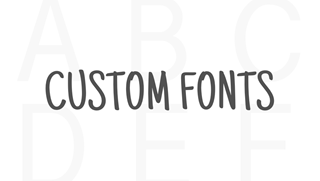 fonts