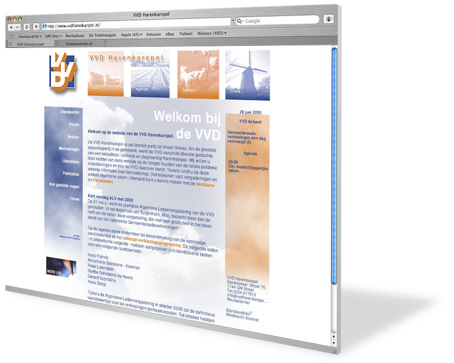 Nieuwe Website voor VVD Harenkarspel