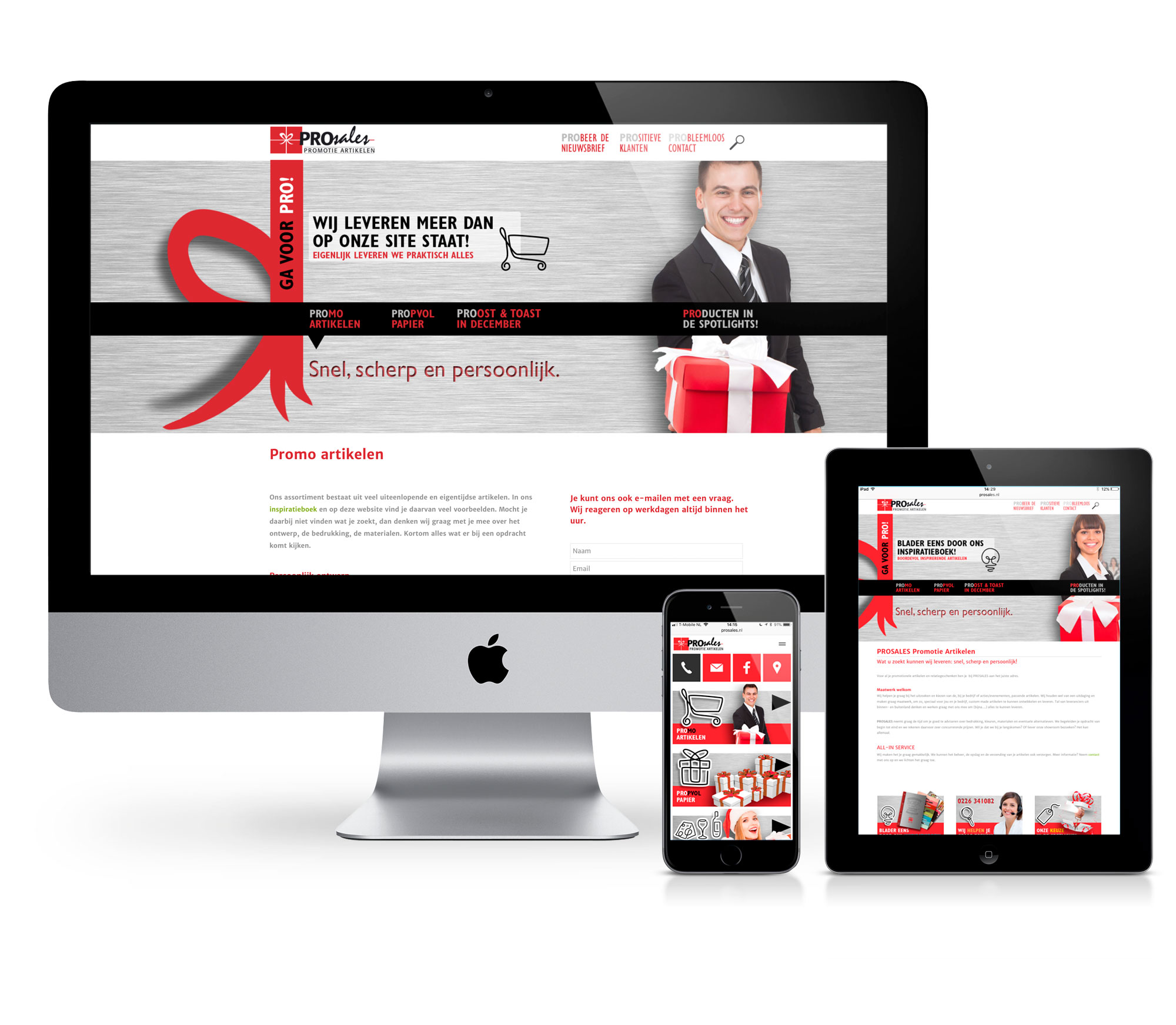 Nieuwe Website voor ProSales Promotie Artikelen