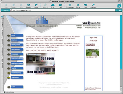 Site Holland Noord Makelaars online
