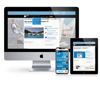 Website ontwerp voor Watersport TV